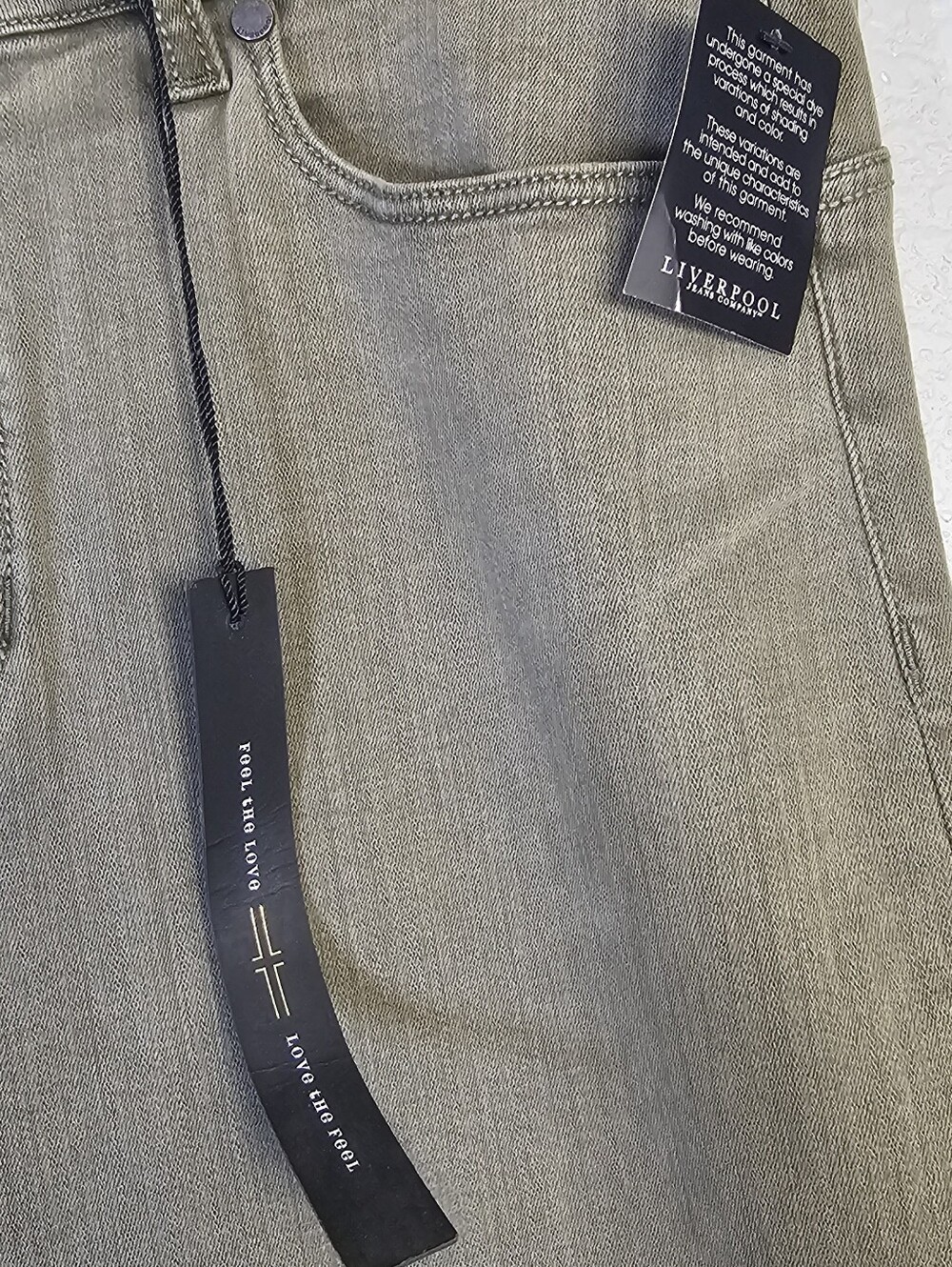 Liverpool Adele Skinny Jeans Women’s 12/31 Olive Green NWT - Picture 7 of 7